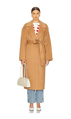 L'Academie by Marianna Milly Coat in Camel from Revolve.com | Revolve Clothing (Global)