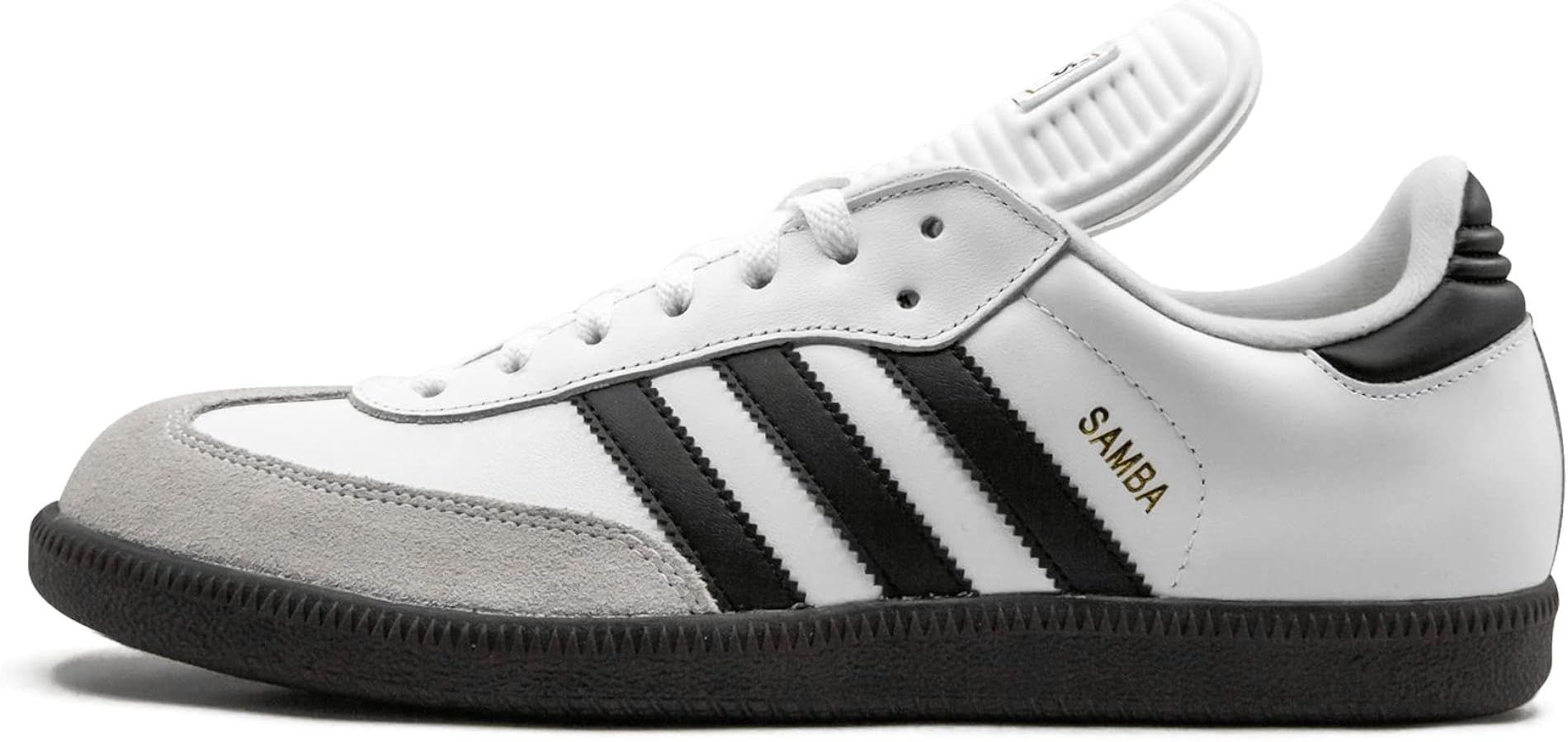 adidas mens Samba Classic Soccer Shoe, White/Black/White, 11.5 US | Amazon (US)