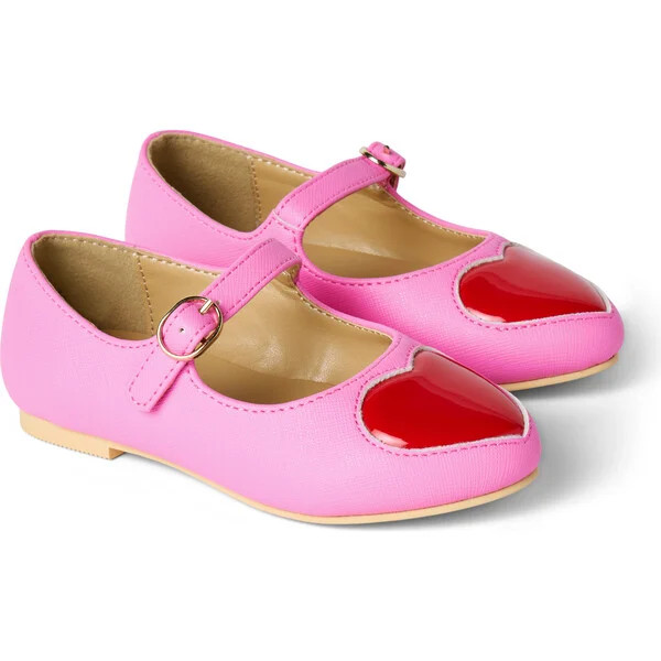 Heart Ballet Flat, Pink | Maisonette