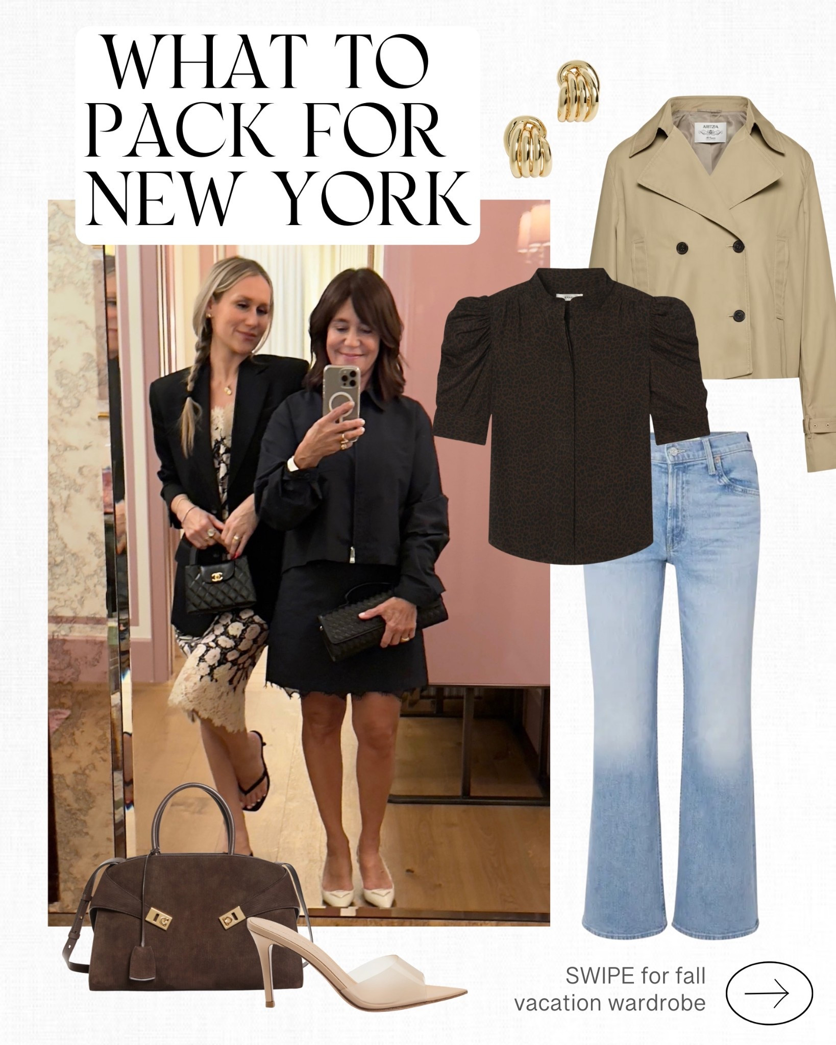 WHAT TO PACK for a fall trip to New York City! 🌆

If you’re going on a city trip this season I’ve got the perfect packing list for you! I just got back from NYFW, and these are all of the things I packed! The best travel outfit, must-have pieces for touring the city, cocktail parties, and dinners out on the town!

#LTKOver40 #LTKStyleTip #LTKNYFW