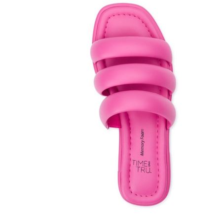 Pink sandals at Walmart! 