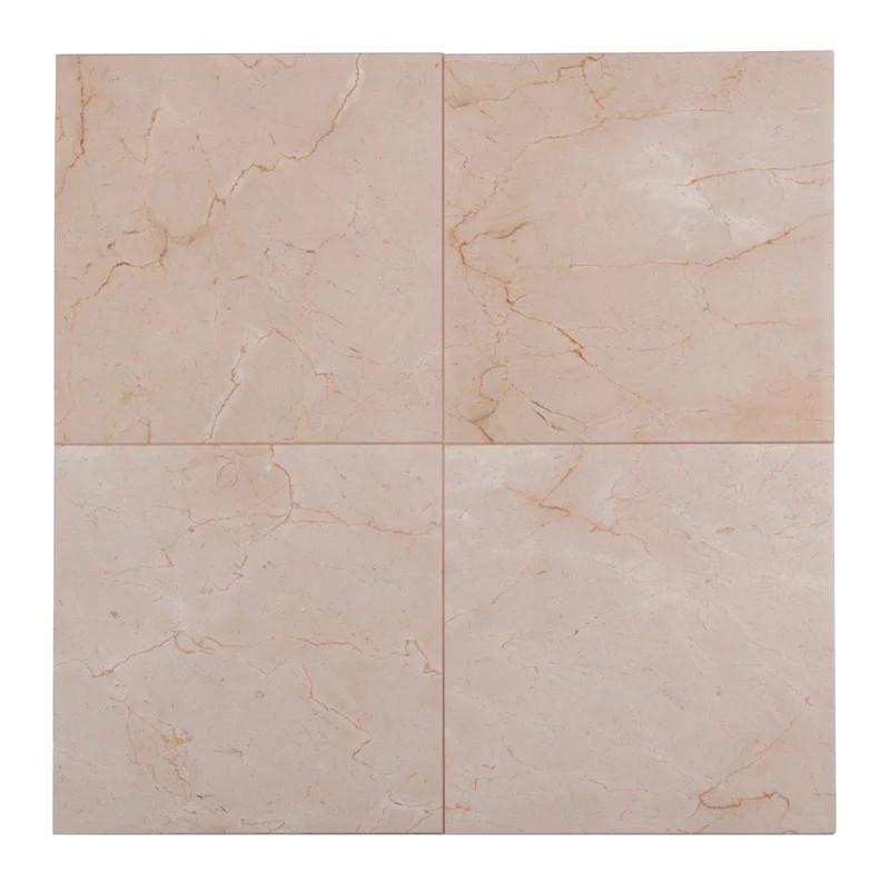 Crema Marfil 18-in x 18-in Polished Marble Floor and Wall Tiles(2.25-sq. ft/ Piece) (Set of 5) | Wayfair North America