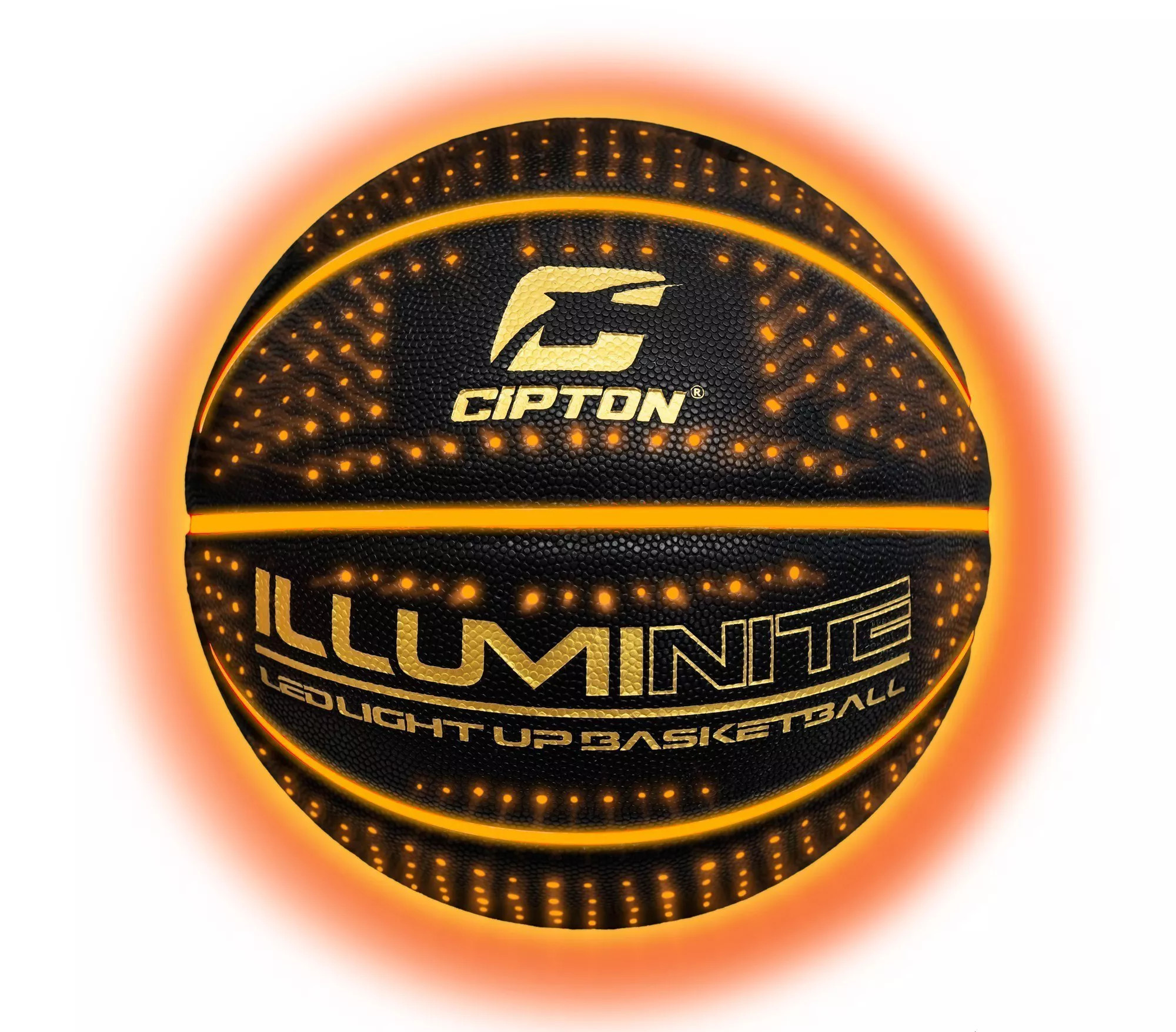 Cipton LED Light-Up Composite Microfiber Basketball (29.5''), Black | Dick's Sporting Goods