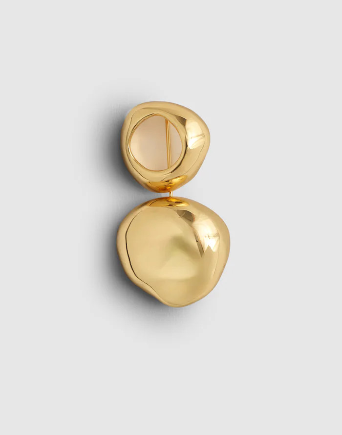 Sculpted Cutout Brooch | Madewell