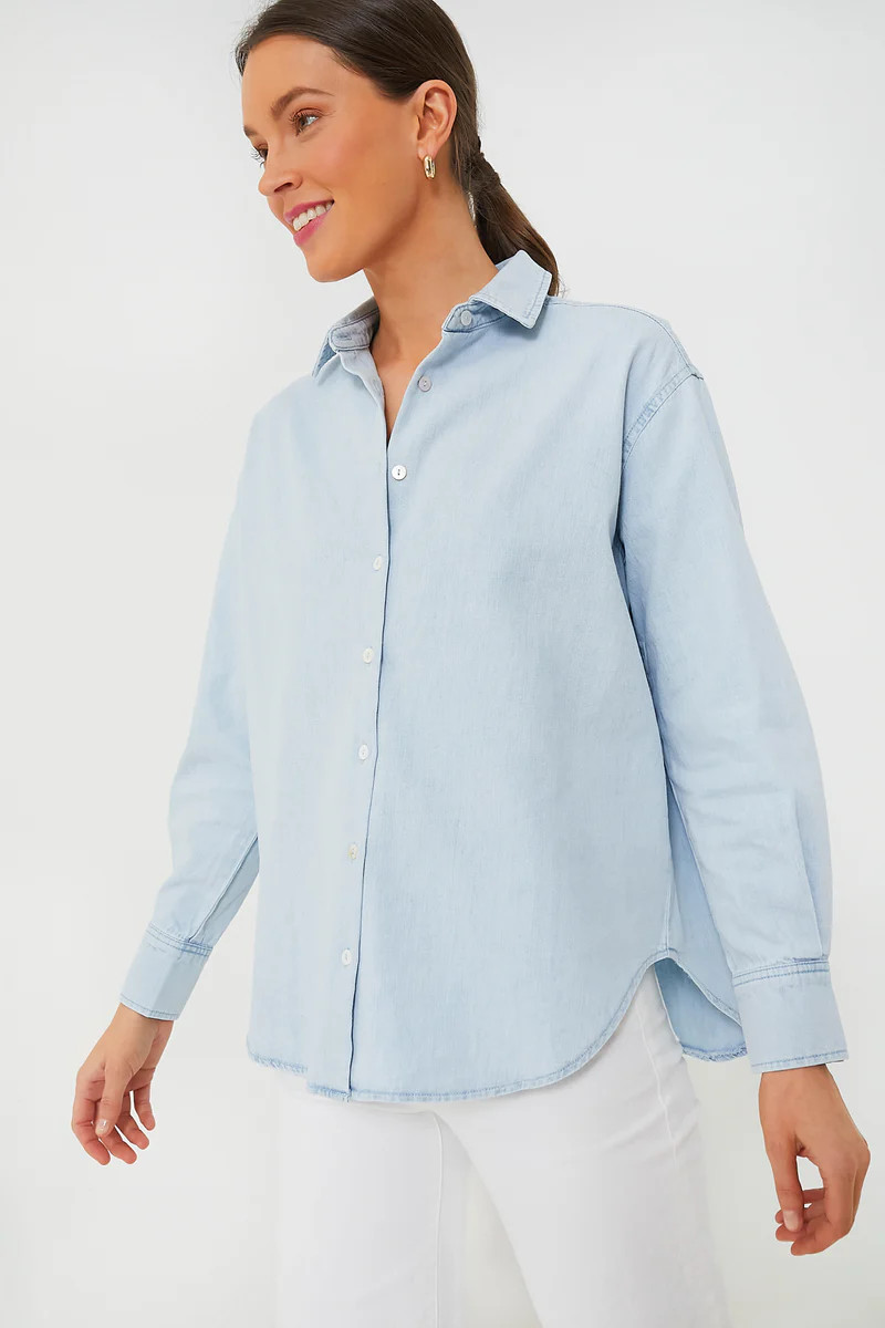 Light Wash Denim Nadine Button Down | Tuckernuck (US)
