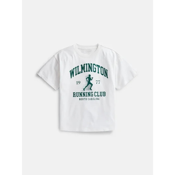 Weekend Academy Girls Graphic Tee with Short Sleeves, Sizes 4-18 | Walmart (US)