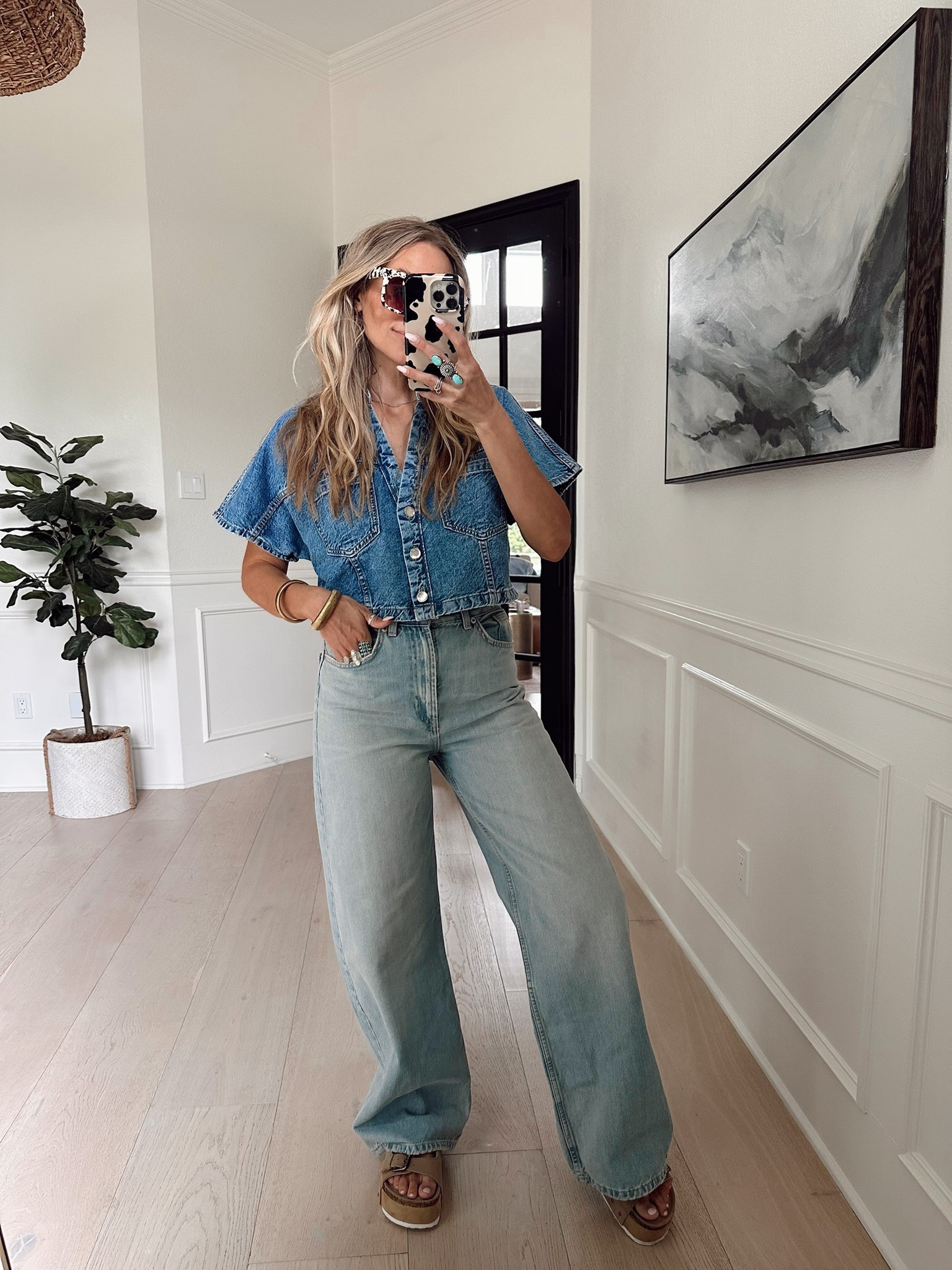 I love this denim top to wear by itself or use as a layer to here conservative! I’ve worn it with dresses, skirts and jeans. Such a versatile piece in your closet! 

Wearing size s / my tts

#LTKdayinmylife #LTKgrwm #LTKmomlife