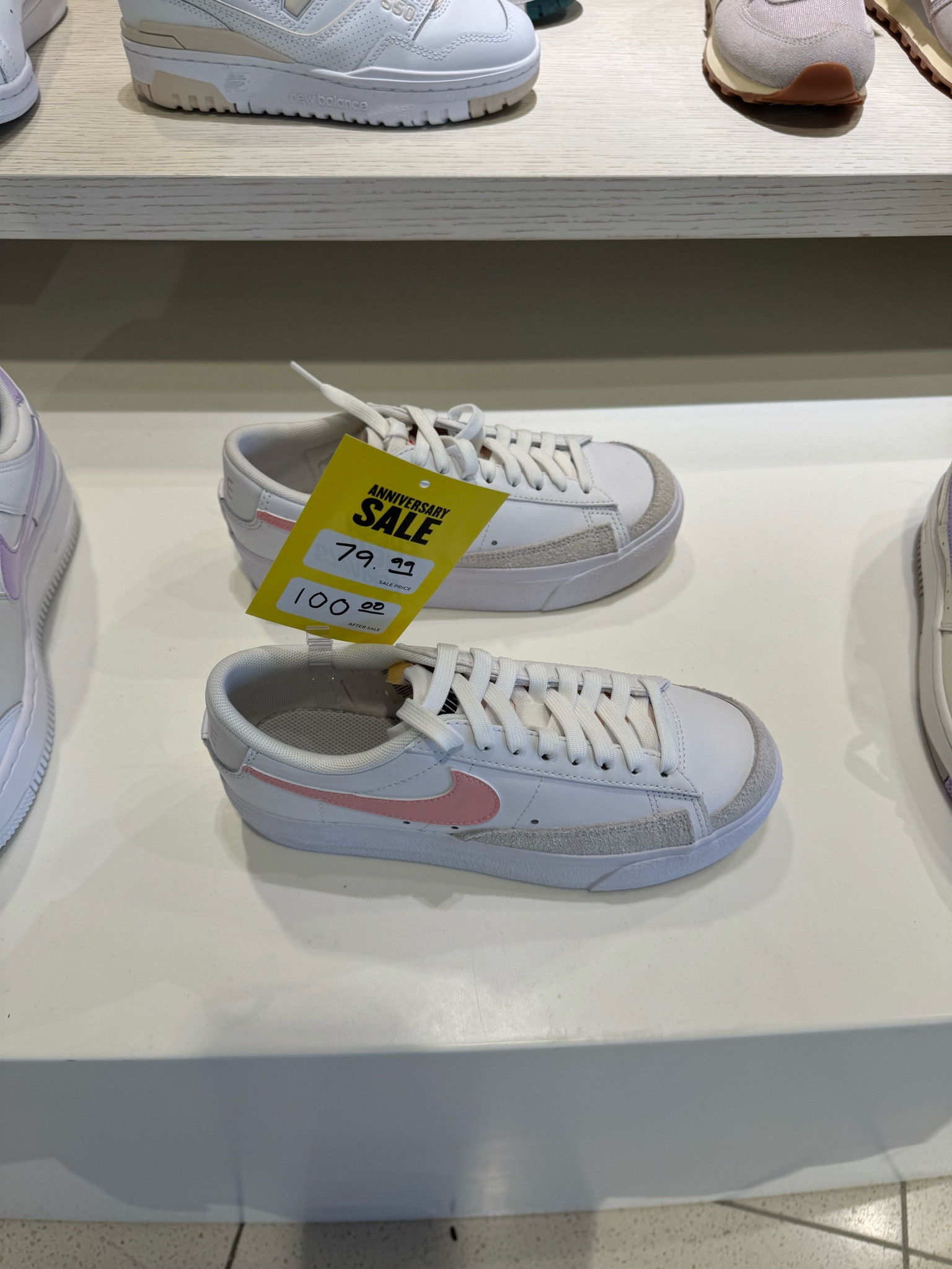 Love these Nike shoes, I actually have them in two other color options! The pink and white is so cute, they run TTS, all sizes are available and they are on sale for $79.99! 

#LTKxNSale #LTKFindsUnder100 #LTKSaleAlert