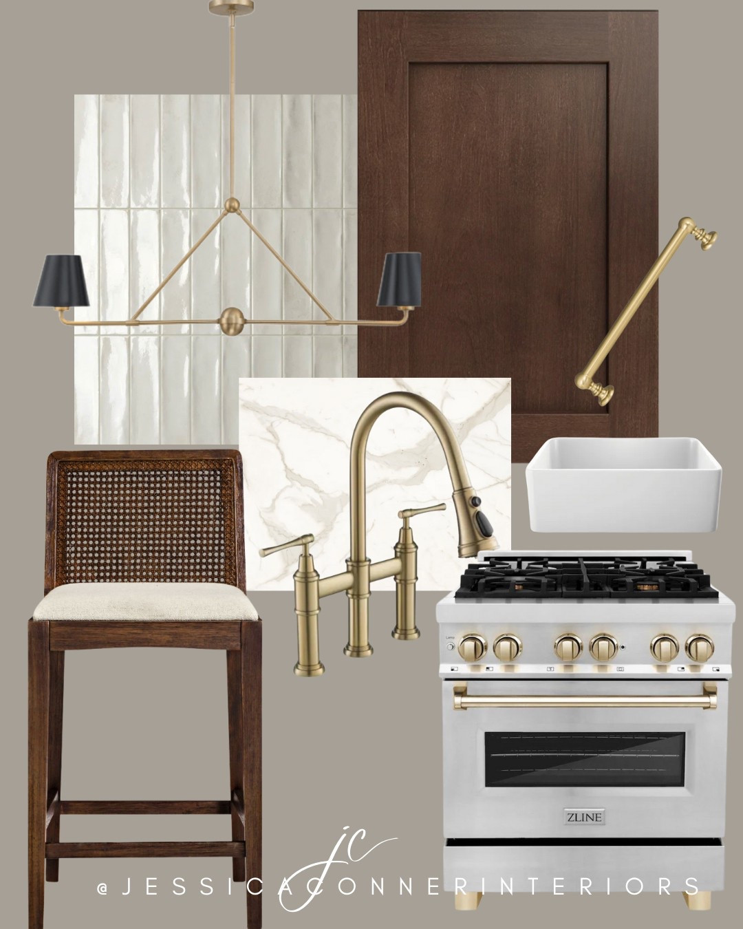 Rich medium stain through this kitchen is SO classic. Pairs well with black, white, and brass  

#LTKHome