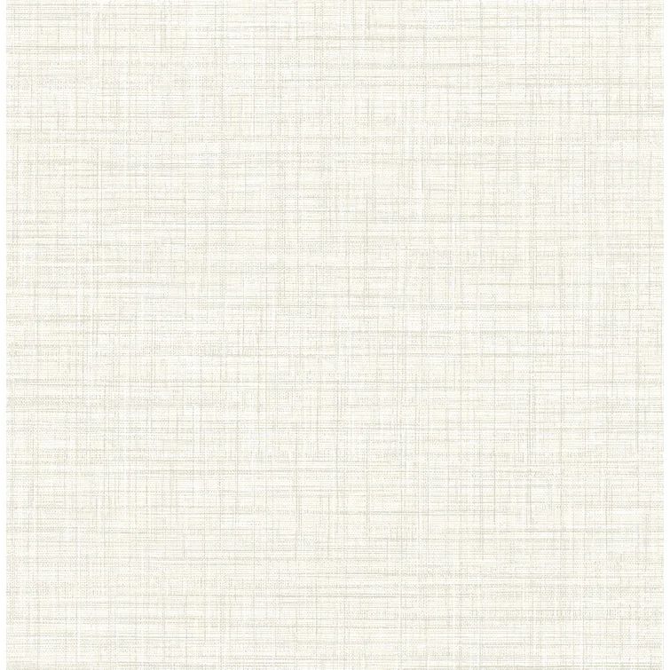 Whittier Linen 33' L x 20.5" W Wallpaper Roll | Wayfair North America