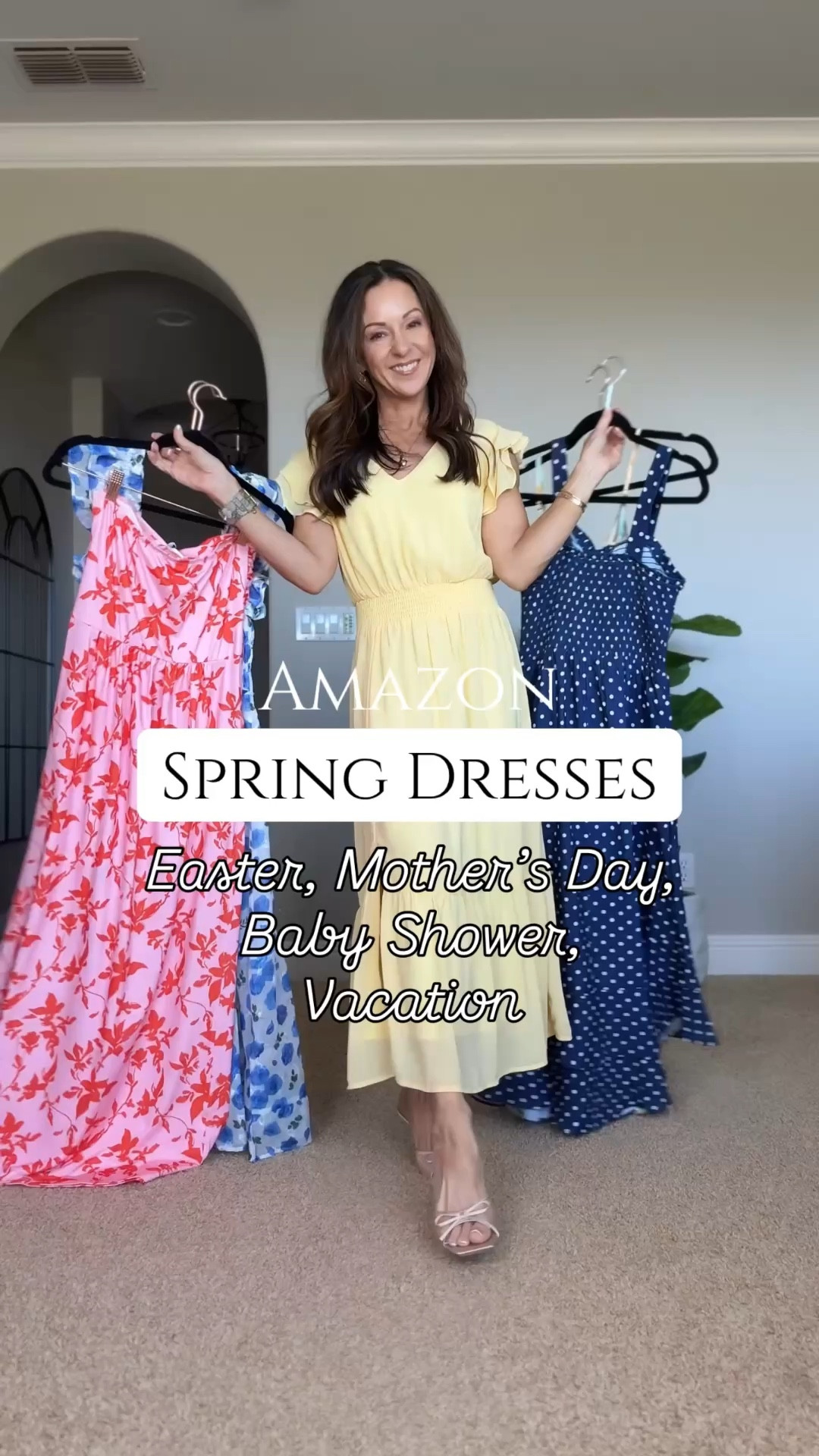 Spring & summer dresses perfect for Easter, Mother's Day, Baby Showers, Vacation. All size small. For ref: I'm 5'1", 107lbs. Neutral heels all run TTS. Linking my favorite strapless bra and nip covers.
#LTKdresses




#LTKOver40 #LTKSaleAlert #LTKPetite