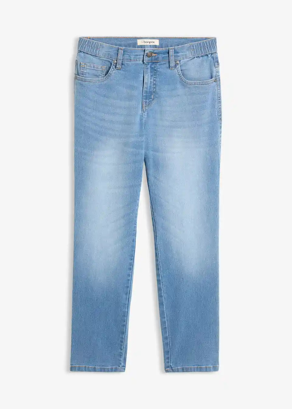 Straight-Jeans Mid Waist cropped - blau, Regul\u00e4r | bonprix | Bonprix DE