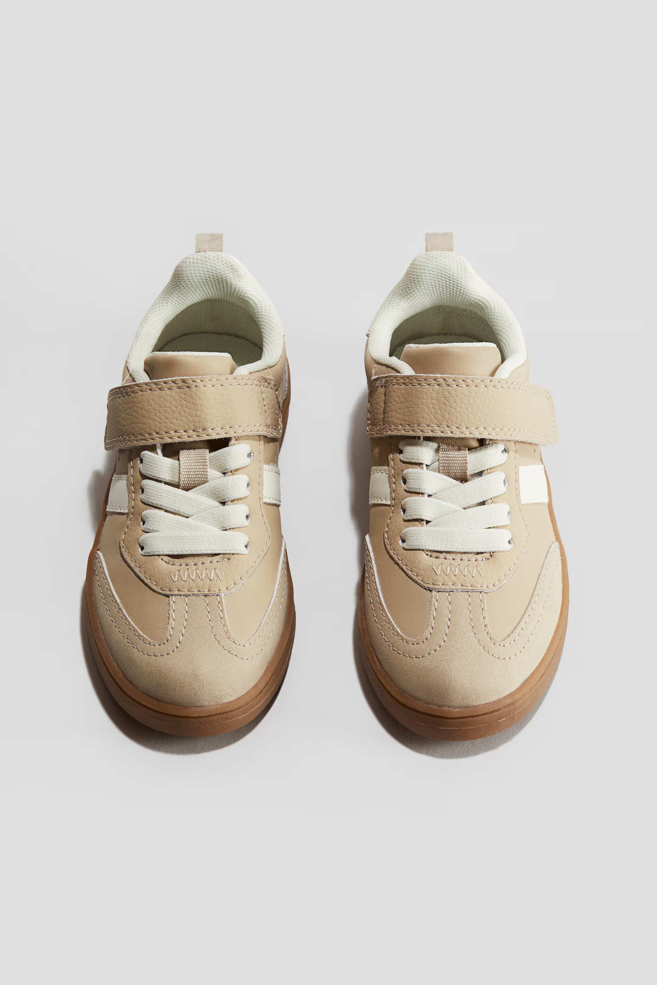 Sneakers - No heel - Beige/white - Kids | H&M US | H&M (US + CA)