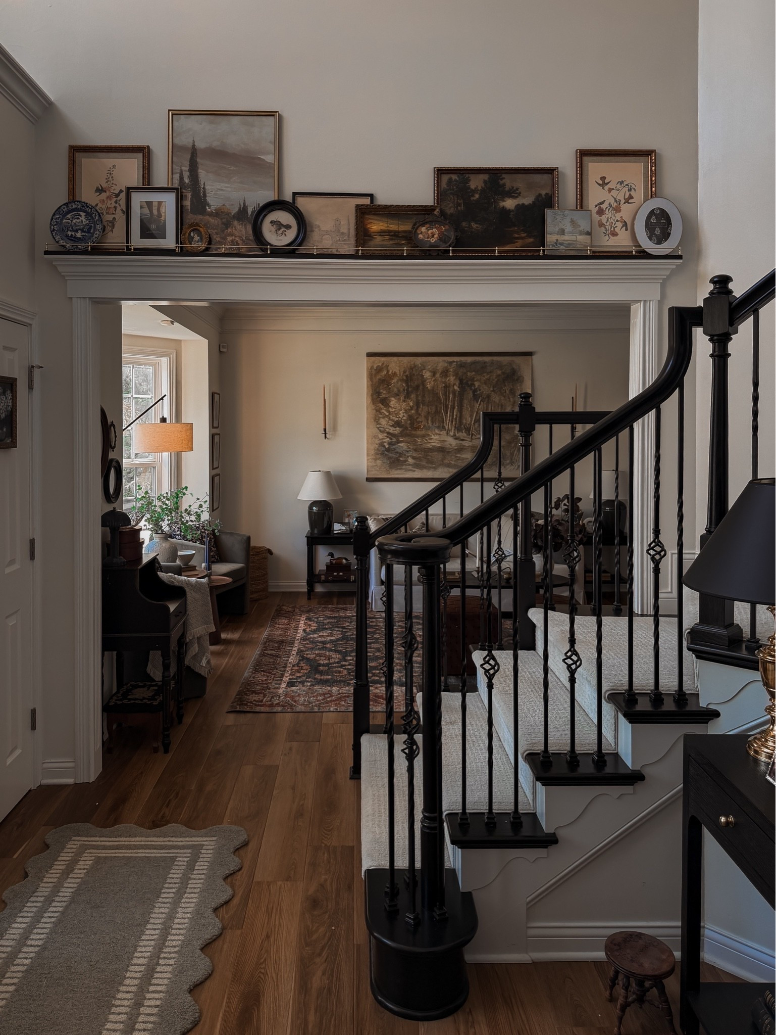 Adding a little character wherever I can! 

Gallery wall, gallery pictures, art, vintage, traditional, gallery rail, brass rail, gallery, home decor, photo decor

#LTKHome #LTKdayinmylife