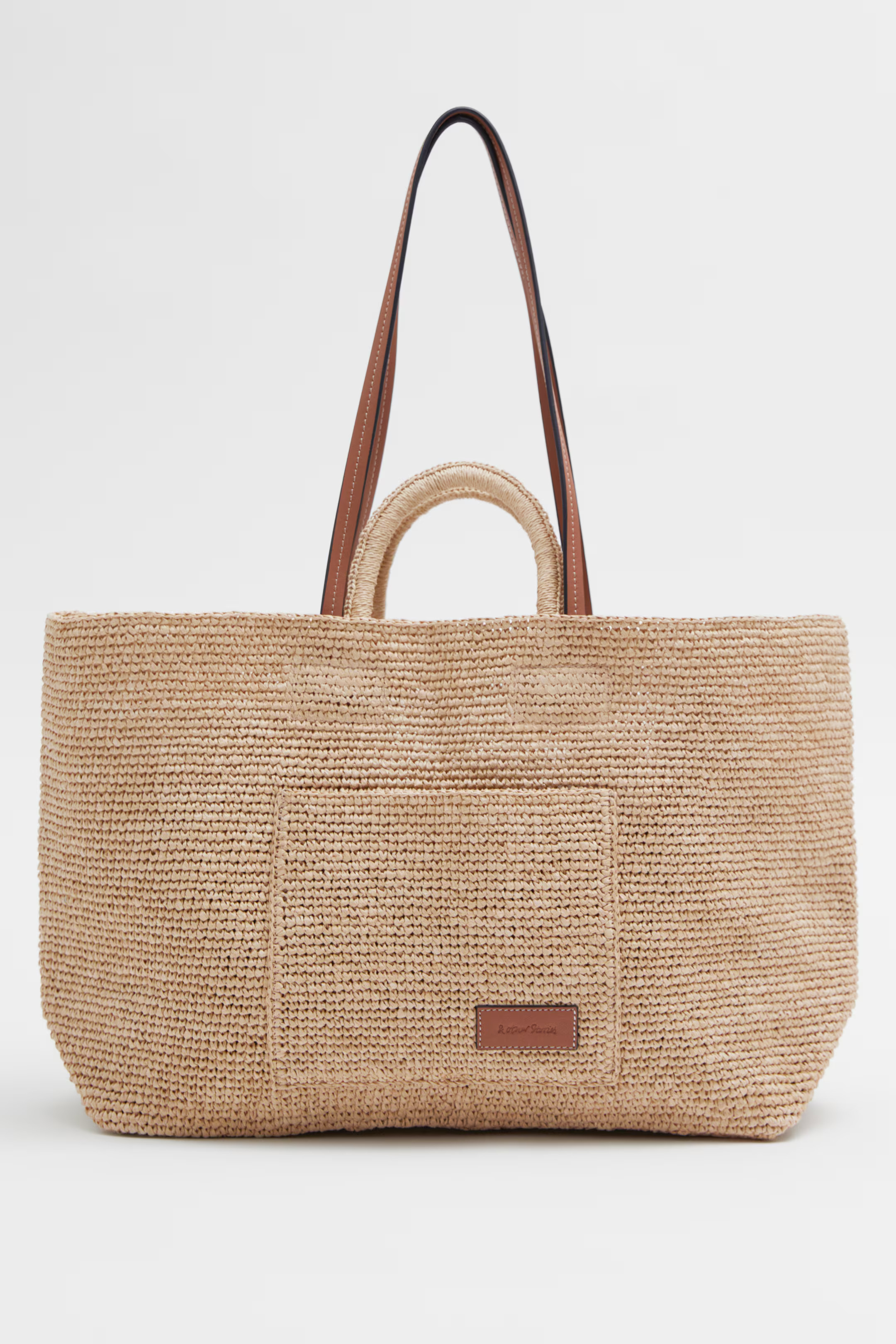 Large Woven Straw Tote | H&M (UK, MY, IN, SG, PH, TW, HK)