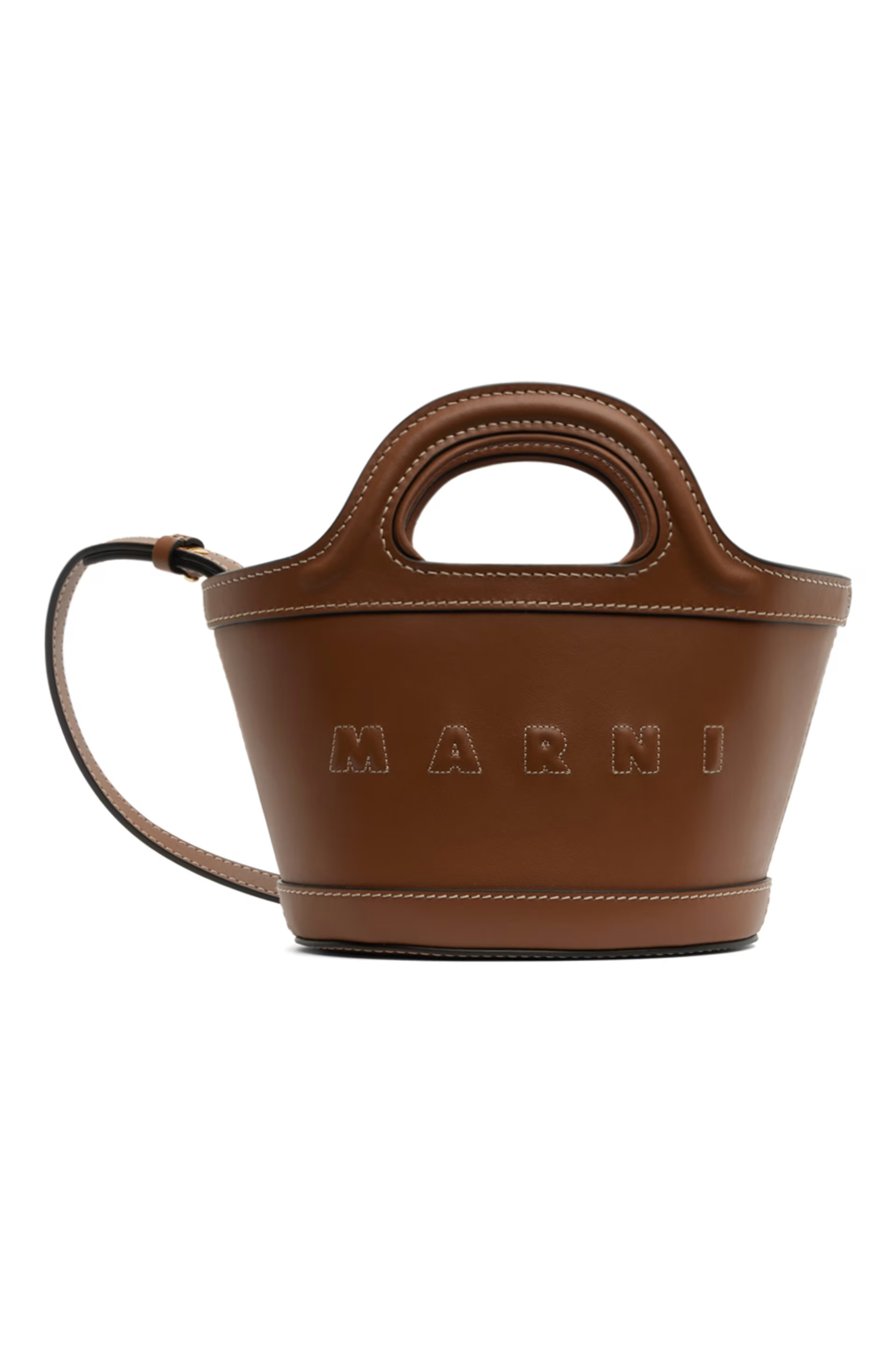Marni - Brown Micro Tropicalia Tote | SSENSE