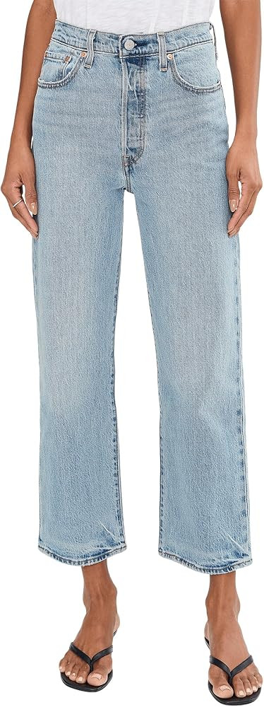 Levi's Womens Premium Ribcage Straight Ankle Jeans | Amazon (US)