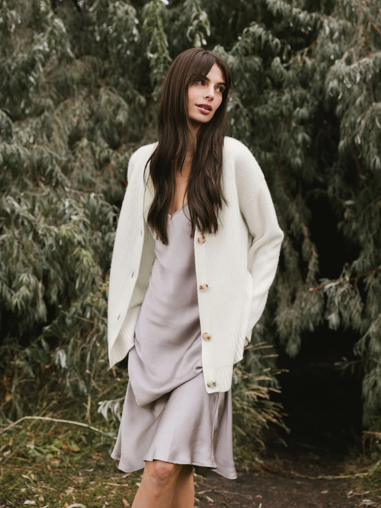 Oversized Sunday Cashmere Cardigan | Cozy Earth