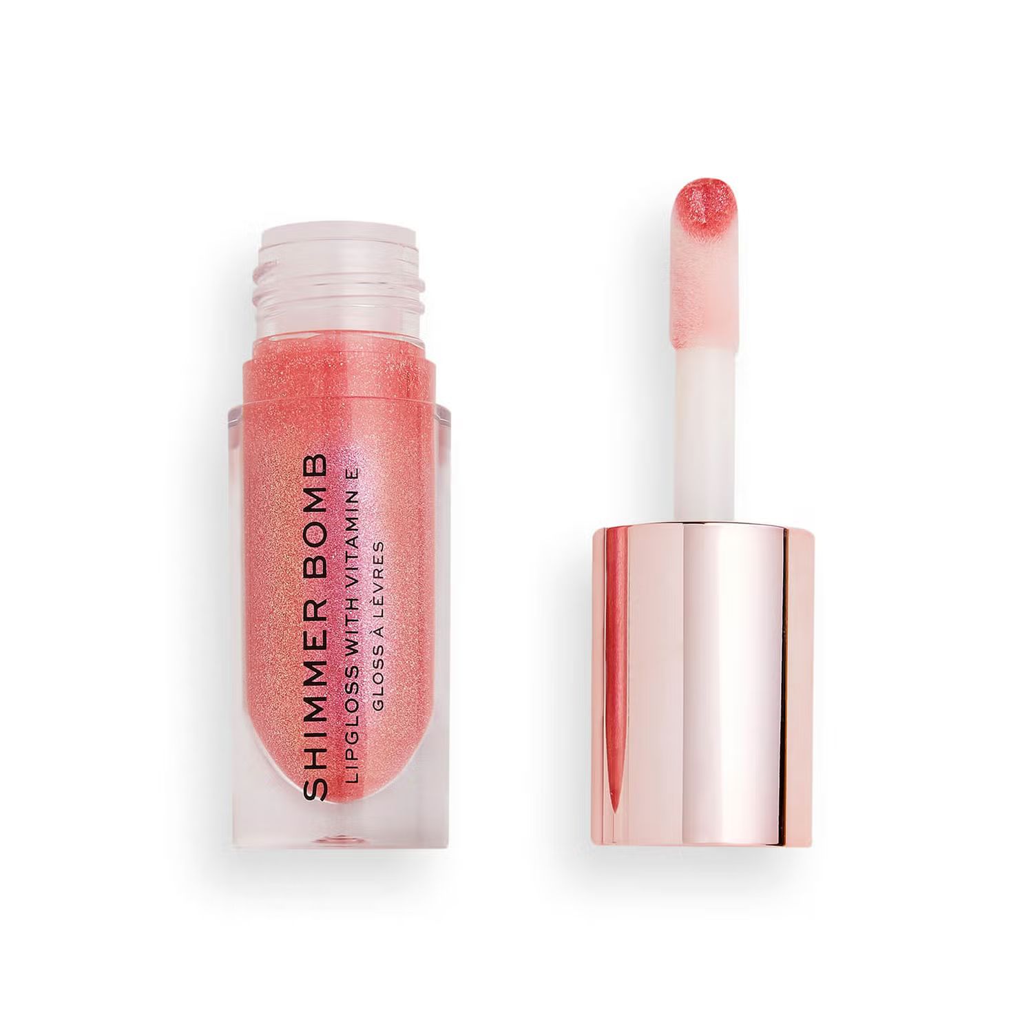 Makeup Revolution Shimmer Bomb Lip Gloss (Various Shades) | Revolution Beauty US