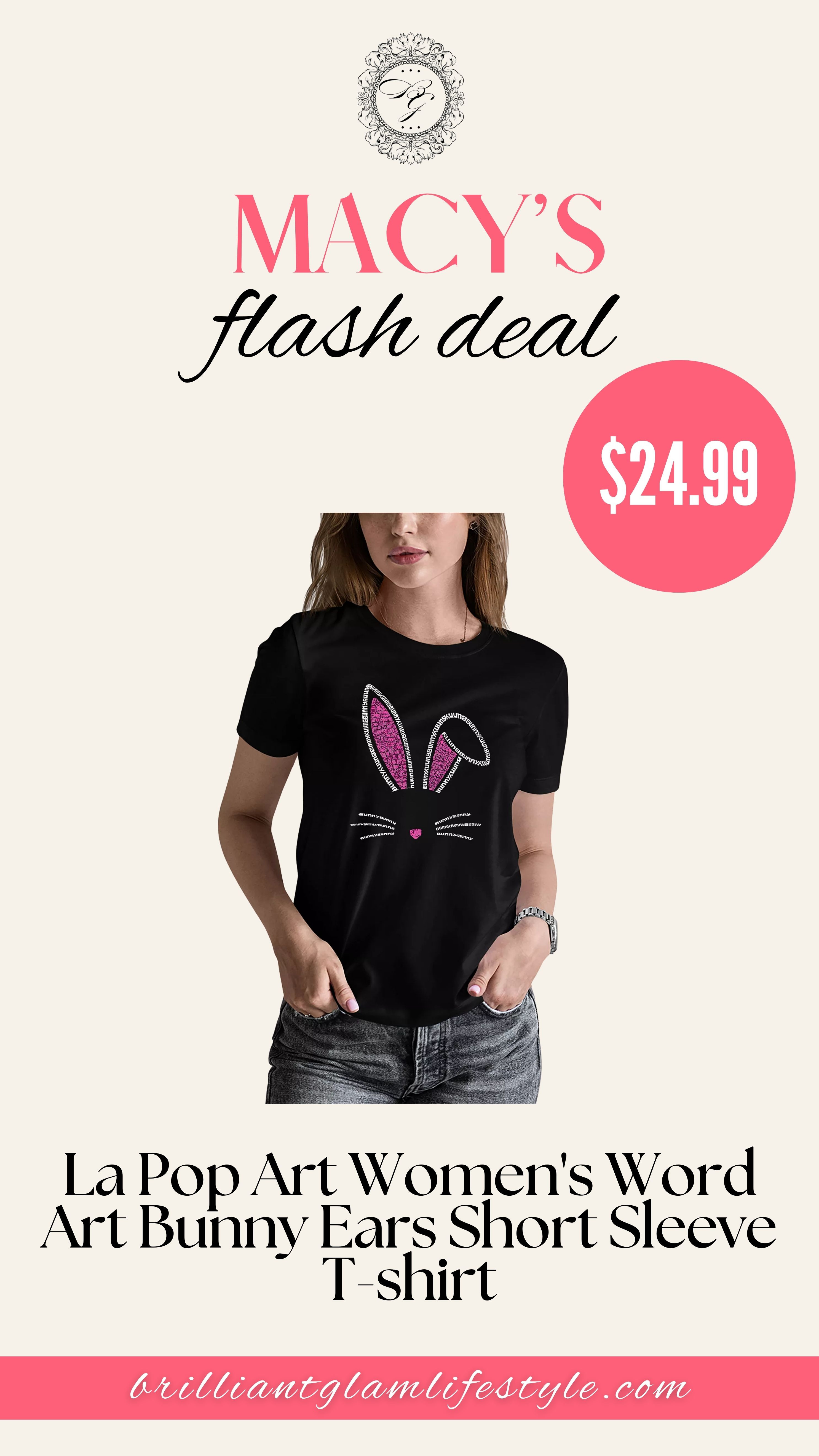 Cute, playful, and perfect for the season 🐰✨
The La Pop Art Women’s Word Art Bunny Ears Tee adds a fun twist to your spring style—easy to wear, easy to love, and perfect for Easter vibes.
#MacysFashion #SpringStyle #EasterOutfit #CuteTees #CasualChic #BunnyVibes #MacysFinds 

 #LTKU #LTKSaleAlert
