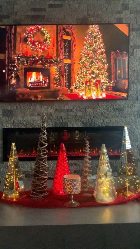 Christmas coffee table decorations 
Christmas trees 
Holiday 

#LTKSeasonal #LTKhome