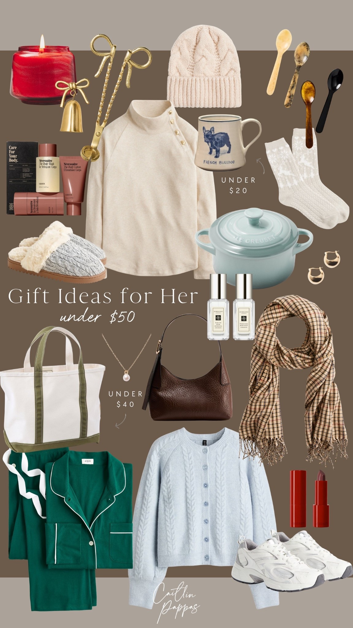 Gift Guide for Her, under $50! Affordable gift guide, budget friendly gift guide, Christmas gift inspiration 

#LTKFindsUnder50 #LTKGiftGuide #LTKHoliday