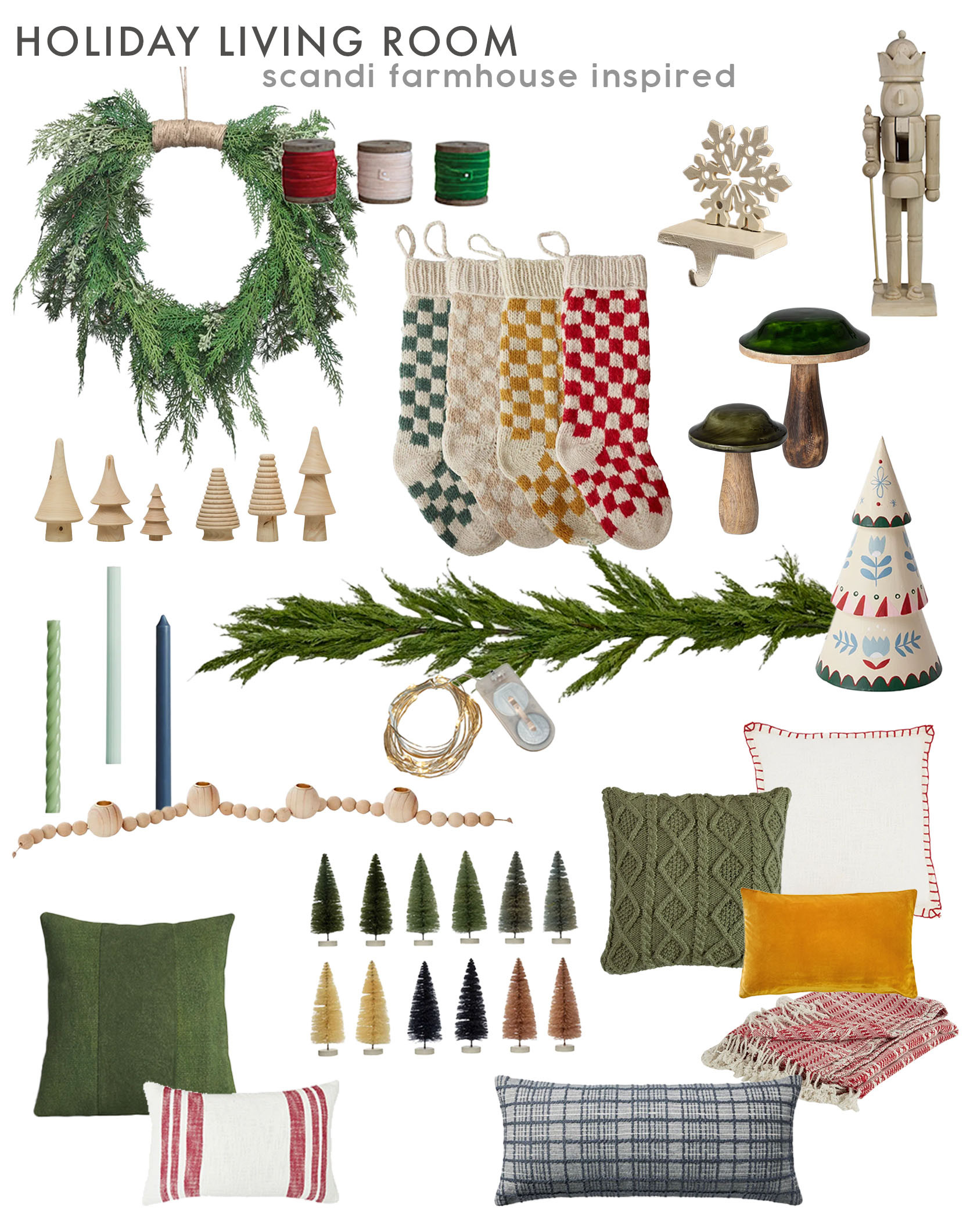 I think we should all infuse as much whimsy as possible this year for Christmas and this Scandi farmhouse-inspired living room really does the trick (she says to herself)! Everything is from Wayfair, so you can bring the Christmas spirit home ASAP with lightning-fast shipping and an incredible selection.  @wayfair #wayfairpartner #ad #paidlink

#LTKHome #LTKHoliday #LTKFindsUnder100