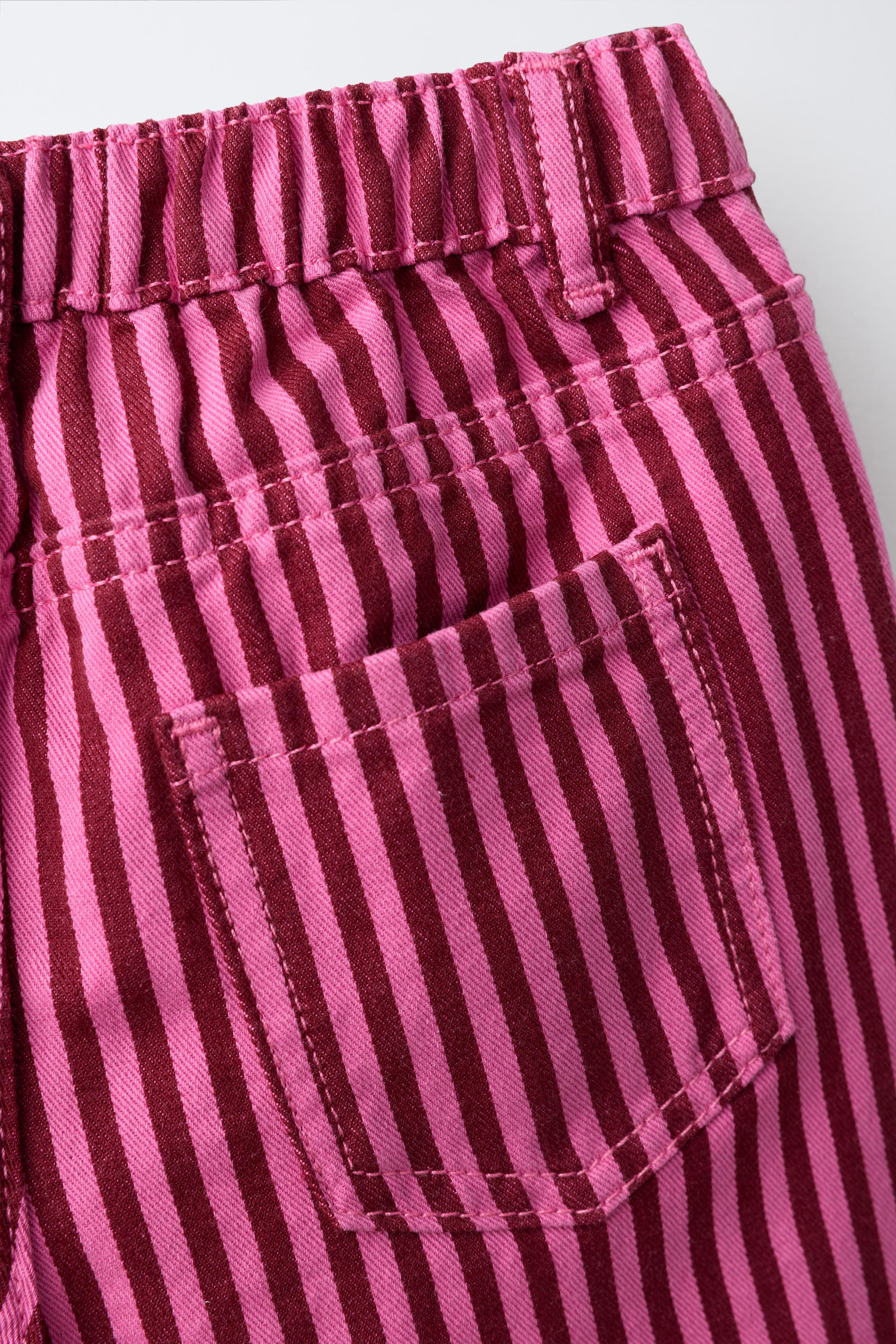 STRIPED CULOTTE JEANS | Zara US