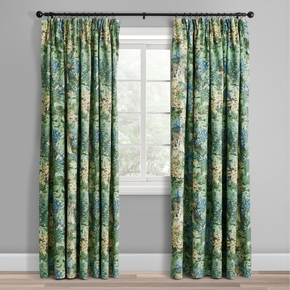 Fern Forest Pinch Pleat Curtains | Williams-Sonoma