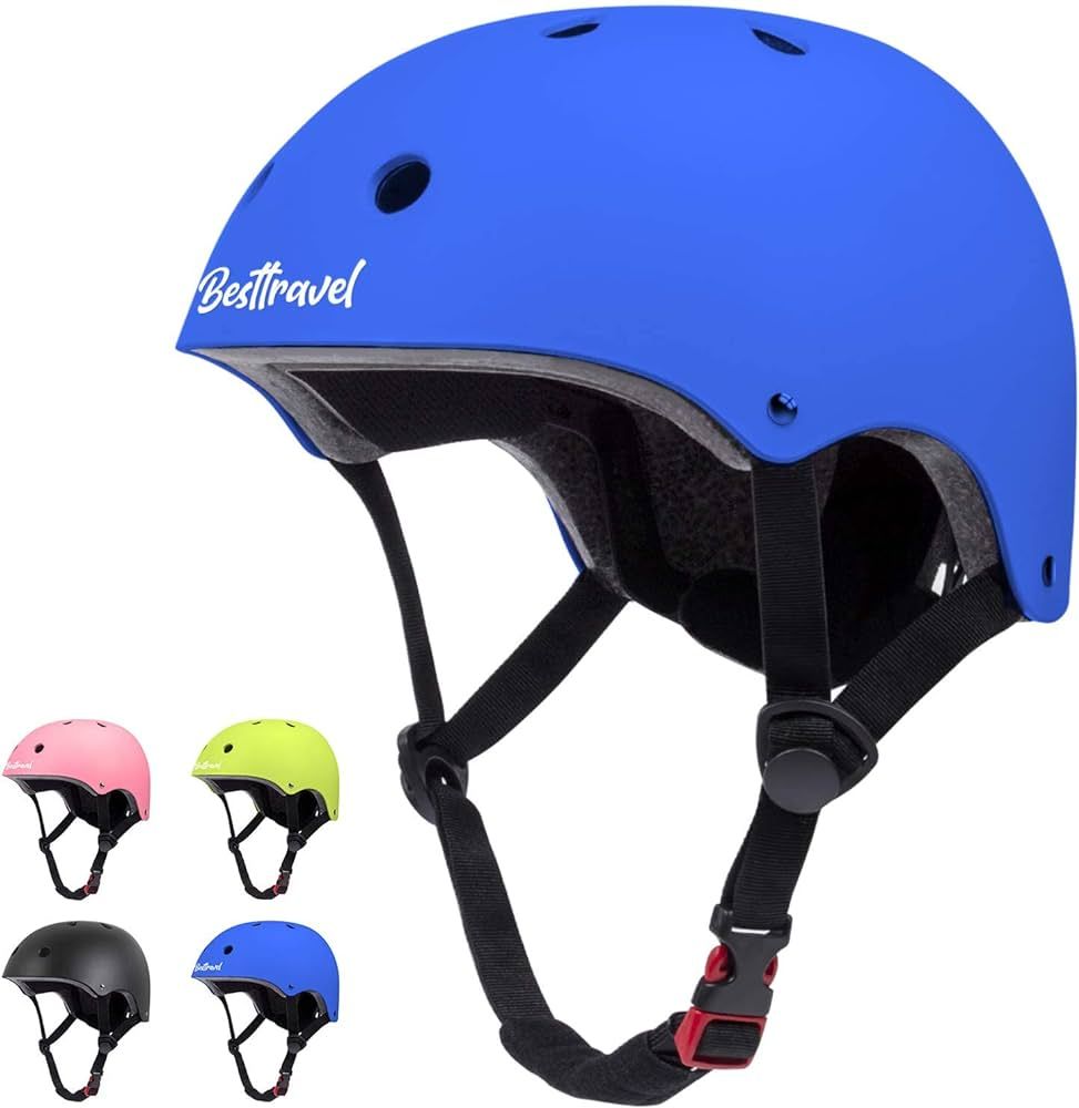 Besttravel Kids Helmet, Toddler Helmet Adjustable Toddler Bike Helmet Ages 3-8 Years Old Boys Gir... | Amazon (US)
