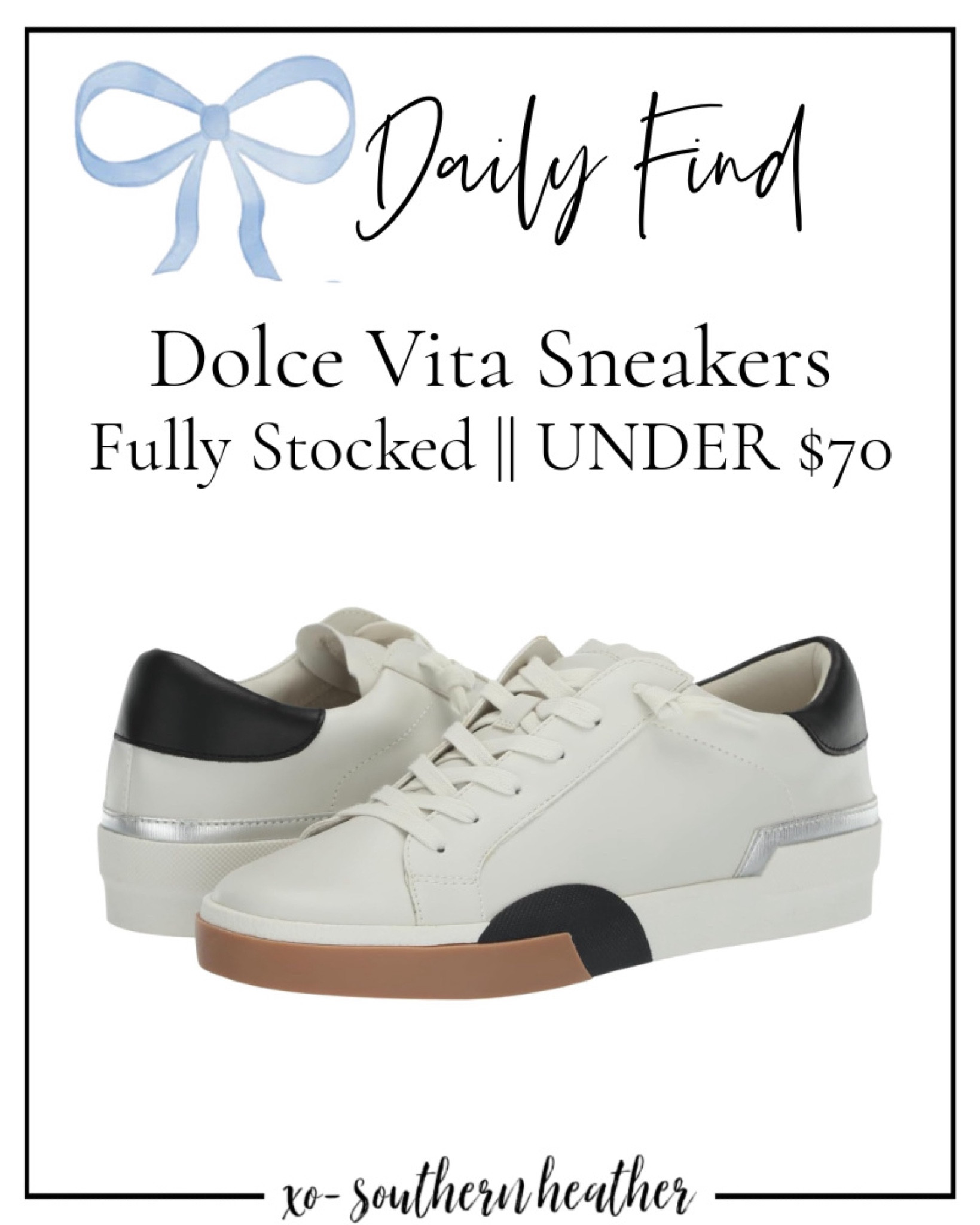 So versatile! Under $70 sneakers perfect to wear with anything! 