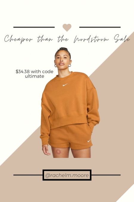 Same exact Nike sweatshirt but cheaper than the Nordstrom Sale!

#LTKsalealert #LTKFitness #LTKunder50