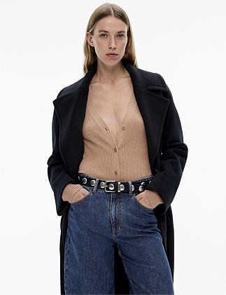 Studded Leather Belt | David Jones (Australia & New Zealand)