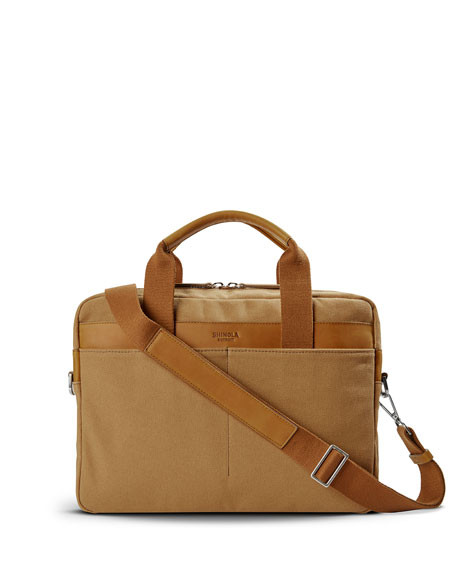 Shinola Men's Mack Canvas Weekday Briefcase | Neiman Marcus