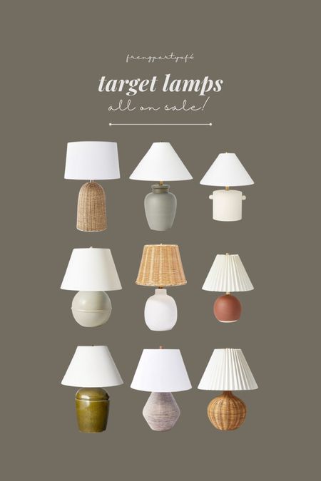 Target lamps, all in stock and on sale when you sign into your Target account! I have 5 of these, all great quality!

#LTKSaleAlert #LTKHome #LTKFindsUnder100