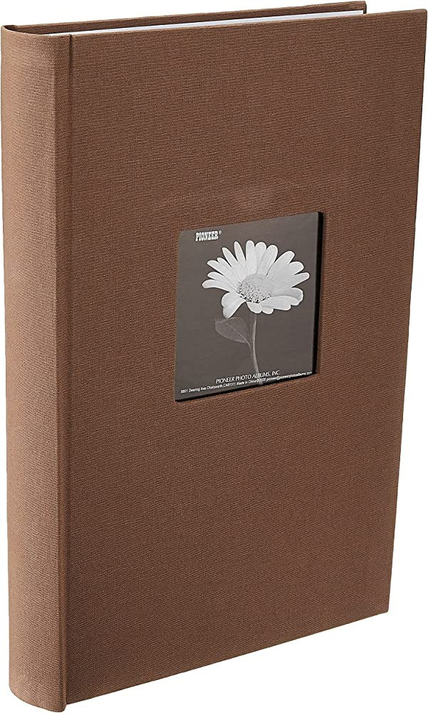 Fabric Frame Cover Photo Album 300 Pockets Hold 4x6 Photos, Warm Mocha | Amazon (US)