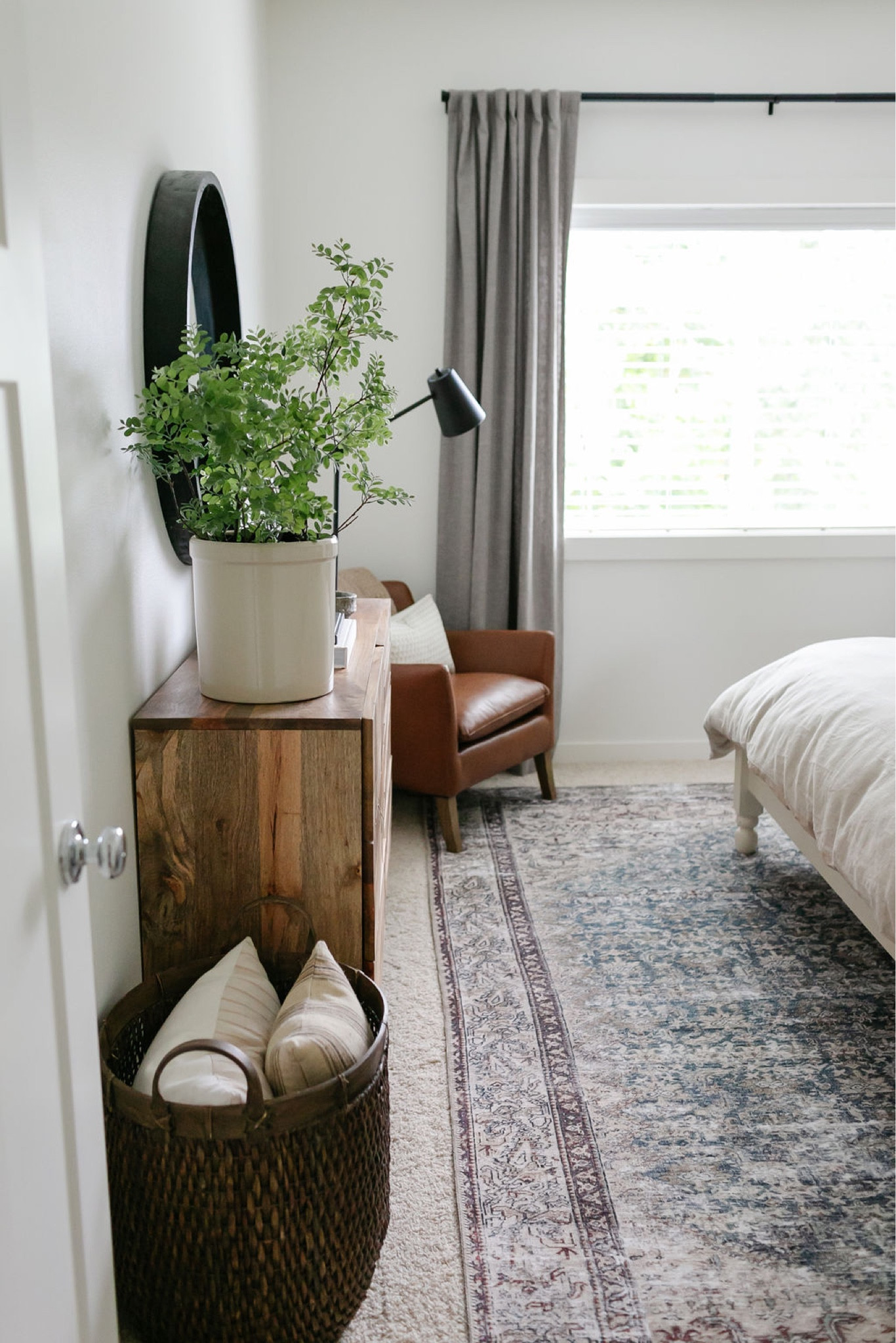 Home decor, bedroom decor, wood dresser, area rug, vintage rug, faux greenery, artificial stems

#LTKstyletip #LTKFind #LTKhome