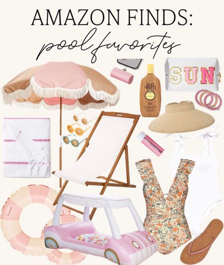 Amazon pool favorites! All sorts of summer essentials from Amazon for a pool day! 

#poolday #poolessentials #amazonfinds #amazonswim 

#LTKSeasonal #LTKswim #LTKstyletip
