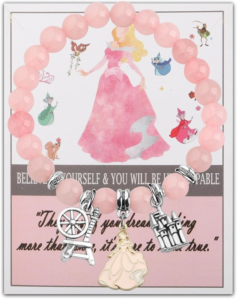 LQRI Princess Bracelet Faily Cartoon Tales Princess Fans Jewelry Sleeping Princess Gift Faily Car... | Amazon (US)