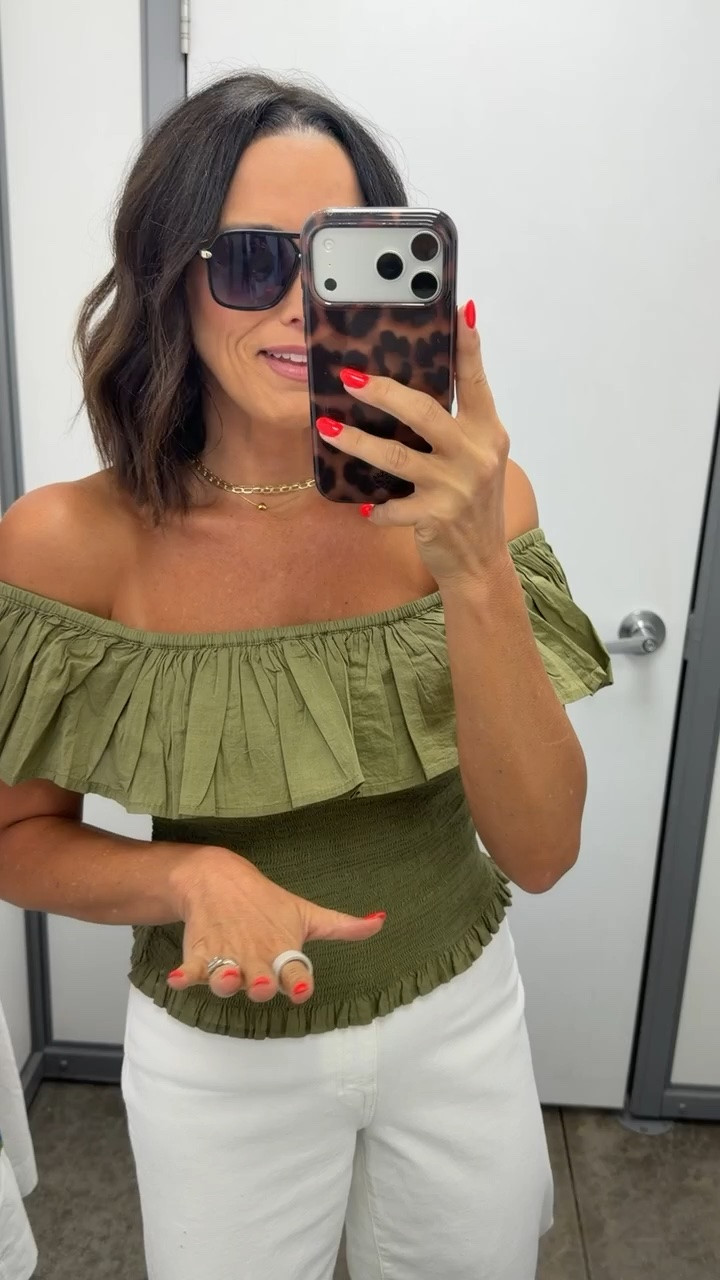 Walmart is making it way too easy to find cute tops lately 🙌🏻 Love this little off-the-shoulder top with white denim! Such an easy outfit now and the color will be so good going into fall. Wearing an XS!

#WalmartFashion #WalmartFinds #AffordableFashion #SummerOutfit #FallTransition #LTKStyle