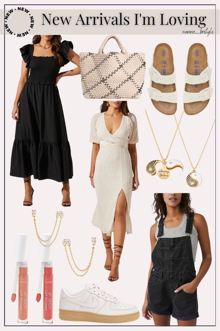 new arrivals i’m currently loving / new to nordstrom / new to fashion / new spring styles / new spring dresses / spring travel / new to beauty / tarte lips / summer sandals / new travel bag / good jewelry 

#LTKshoecrush #LTKstyletip #LTKbeauty
