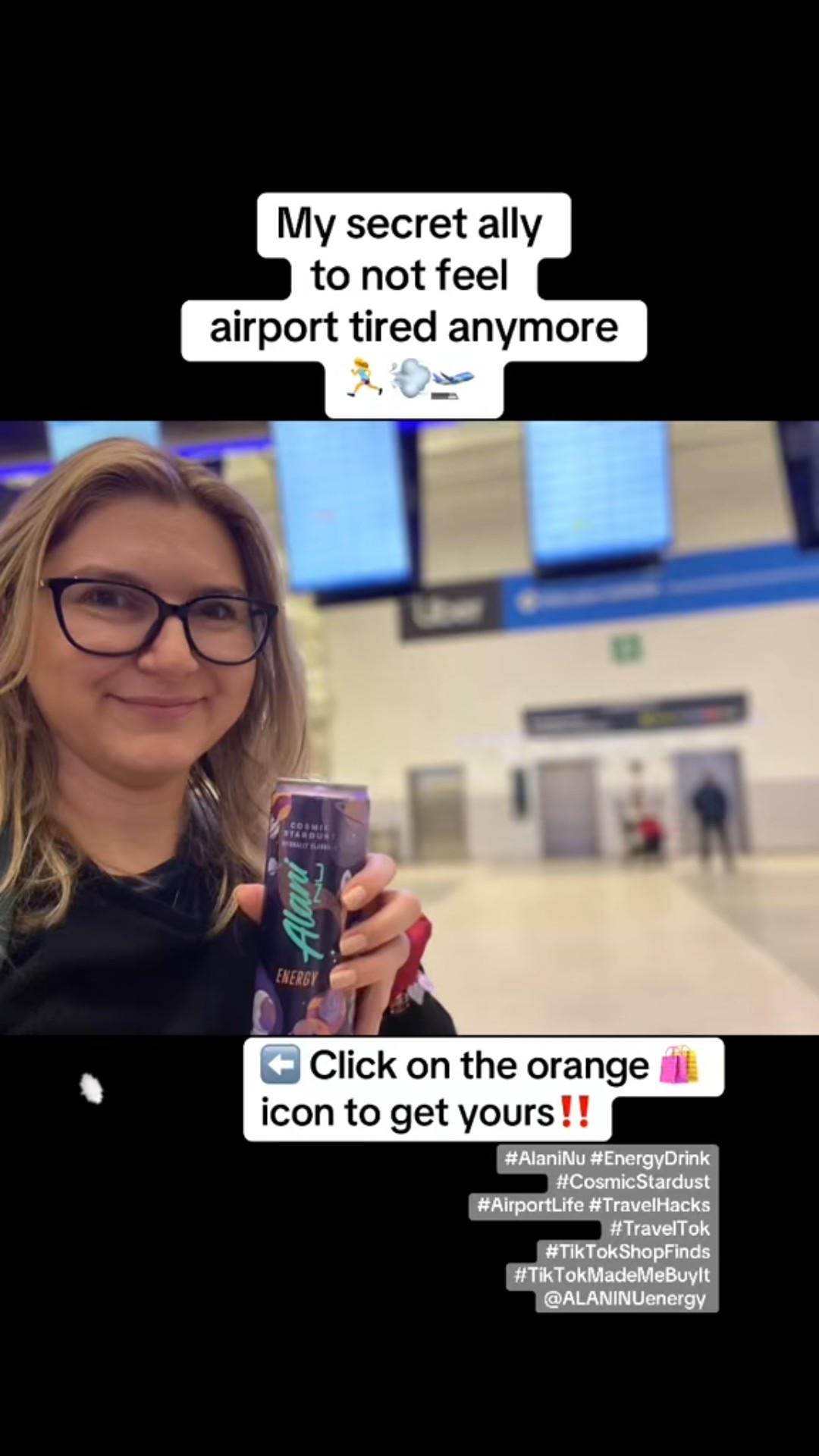 Alani Nu COSMIC STARDUST Sugar Free, Low Calorie Energy Drinks | 200mg Caffeine | Biotin B Vitamins | Zero Sugar | 10 Calories | 12 Fl Oz Cans

The real reason I never get airport tired anymore 🛫

- Rushing through security
- Long gate walks
- Delayed flight notifications

Gate A87 in a big airport after taking a sky train?😅
No problem ✌️💫 
#AirportLife #TravelHacks #CosmicStardust 



Alani Nu COSMIC STARDUST Sugar Free, Low Calorie Energy Drinks | 200mg Caffeine | Biotin B Vitamins | Zero Sugar | 10 Calories | 12 Fl Oz Cans

Click on the 🛍️ icon to get yours‼️

#AlaniNuCosmicStardust #AlaniNuEnergyDrink #energydrink #alaninu #CosmicStardust #TravelHacks #TravelBug #busyprofessional #busymom 
@ALANINUenergy


#LTKTravel #LTKActive #LTKOver40