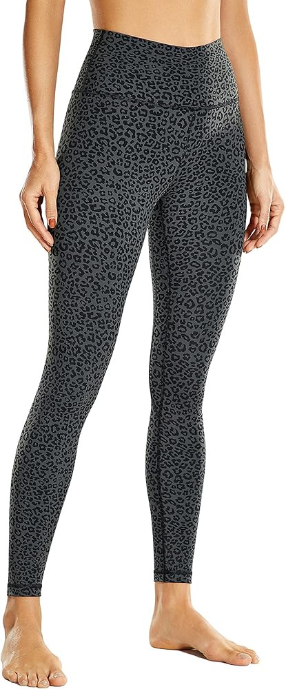 Amazon.com: CAROVIA Women's High Waisted Leggings Tummy Control Workout Yoga Pants Squat Proof 25... | Amazon (US)