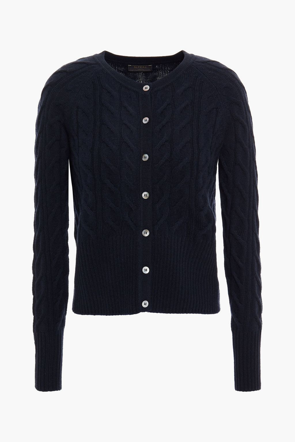 Cable-knit cashmere cardigan | The Outnet (US and CA)