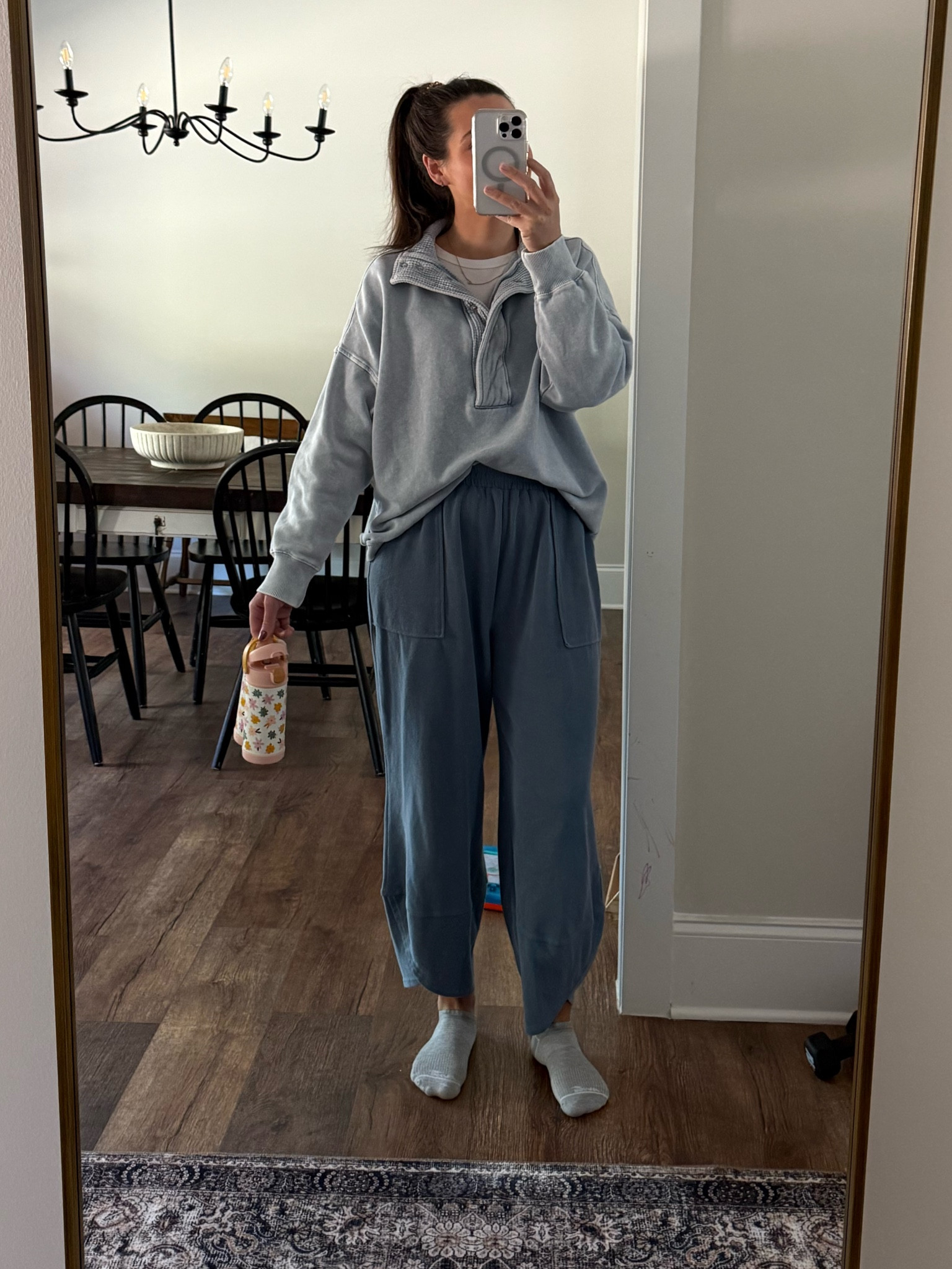 Cozy outfit. Scalloped sweats. Look for less  

#LTKFindsUnder50 #LTKStyleTip #LTKSeasonal