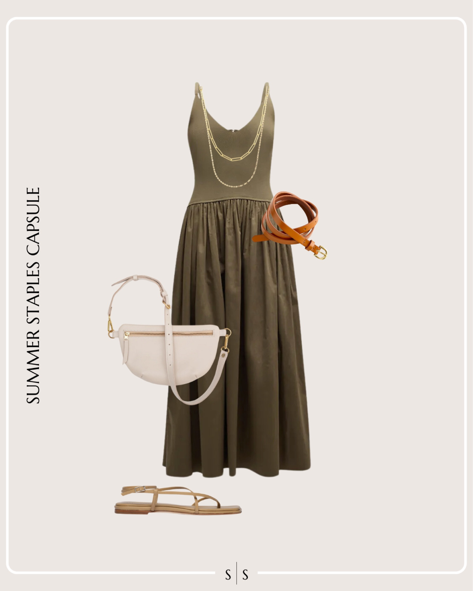Summer Staples Capsule Wardrobe outfit idea | maxi dress, neutral belt, sling bag, nude strap sandal

See the entire Summer Staples Capsule Wardrobe on thesarahstories.com ✨ 


#LTKStyleTip