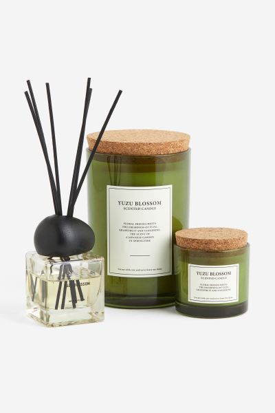 Large Cork-lid Scented Candle | H&M (US + CA)