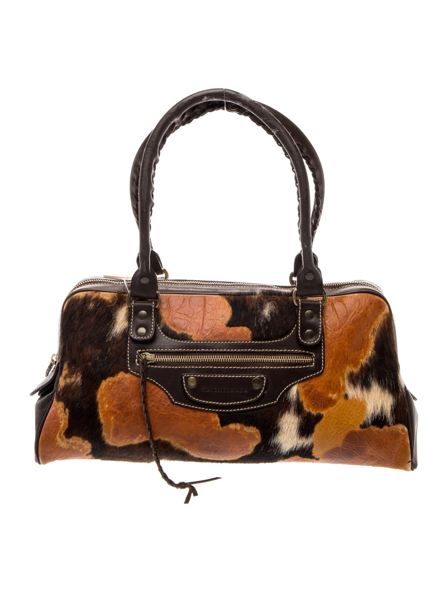 Francesco Biasia Leather Shoulder Bag - Orange Shoulder Bags, Handbags - WFRAN21412 | The RealRea... | The RealReal