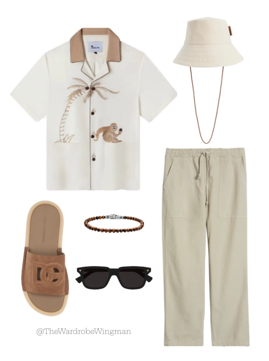 This is the vacation outfit she’d lay out for you the night before. Embroidered resort shirt, linen trousers, DG slides and a cream bucket hat. From pool to dinner, fully covered. Shop every piece below 👇 

 #MensResortWear #VacationStyle #MensSummerFashion #LinenMenStyle #MensFashion #HolidayOutfitMen #MensOOTD #LuxuryMensStyle #SummerVibes #TheWardrobeWingman

#LTKMens #LTKdayinmylife #LTKootd