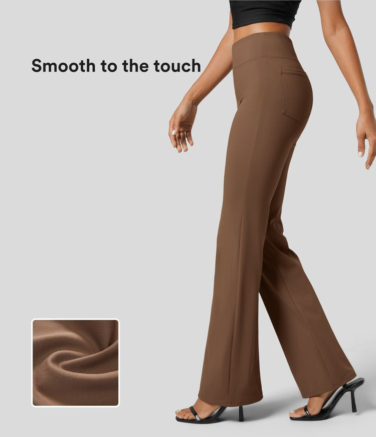 Women’s Halara Flex™ SculptKnit High Waisted Pocket Work Pants - Halara | HALARA